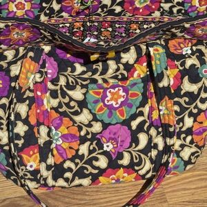 Vera Bradley- Suzani- Deco Daisy- Large- Floral- Shoulder- Tote Bag-